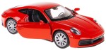 PORSCHE 911 CARRERA 4S MODEL METALOWY WELLY 1:34-39 CZERWONY