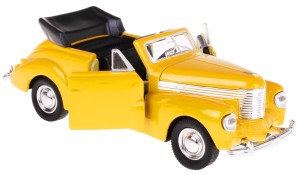OPEL KAPITAN 1938 MODEL METAL WELLY 1:34/39 ŻÓŁTY