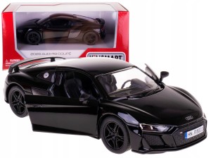 AUDI R8 COUPE MODEL METAL KINSMART 1:34 BOX CZARNY