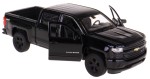2017 CHEVROLET SILVERADO MODEL METAL WELLY 1:34/39 CZARNY