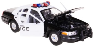 FORD CROWN VICTORIA POLICE MODEL METAL WELLY 1:24