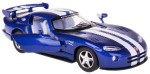 DODGE VIPER GTS R METALOWY KINSMART 1:36 NIEBIESKI