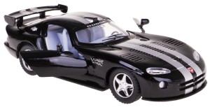 DODGE VIPER GTS R METALOWY KINSMART 1:36 CZARNY