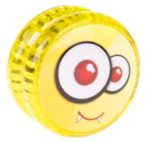 JOJO YOYO JO-JO EMOTKI BUŹKI ZE ŚWIATŁEM LED ŻÓŁTY
