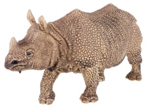 NOSOROŻEC INDYJSKI FIGURKA ZWIERZĘTA DZIKIE HHA02