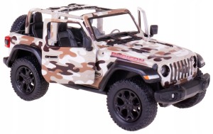 JEEP WRANGLER RUBICON CAMO KINSMART 1:34 PIASKOWY