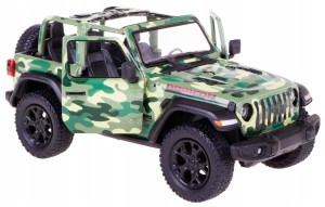 JEEP WRANGLER RUBICON CAMO KINSMART 1:34 ZIELONY