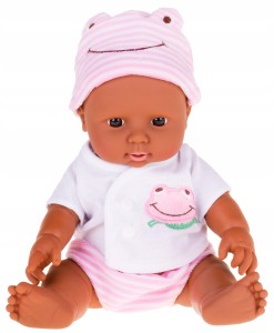 LALKA BOBAS MURZYNEK Z DŹWIĘKIEM 30CM NIEMOWLAK R