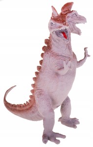 SMOK DWUGŁOWY DRAGON ZABAWKA GUMOWA 20CM NR 6