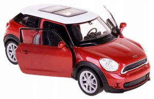 MINI COOPER S PACEMAN MODEL METAL WELLY 1:34/39 BORDOWY