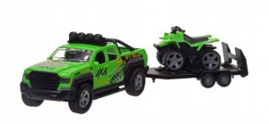 PICK UP METAL ŚWIATŁO DŹWIĘK Z QUADEM NA LAWECIE