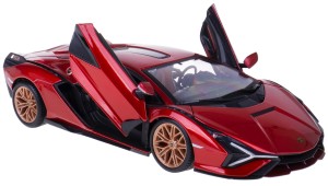 LAMBORGHINI SIAN FKP37 MODEL METAL BBURAGO 1:24 CZERWONY