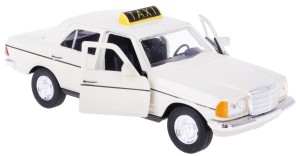 MERCEDES-BENZ W123 TAXI MODEL METAL WELLY 1:34/39