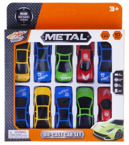 RESORAKI 10 SZT. MEGA ZESTAW 10 METALOWYCH AUTEK