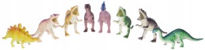 ZESTAW DINOZAURÓW ZWIERZĘTA 8 SZT. DINOZAURY