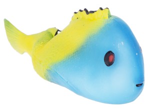 RYBA Z GROSZKIEM ZABAWKA GUMOWA DO ŚCISKANIA NIEBI