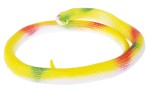 WĄŻ GUMOWY ZABAWKA GUMOWA ŻÓŁTY 65 CM