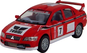 MITSUBISHI LANCER EVOLUTION VII WRC MODEL METALOWY KINSMART 1:36