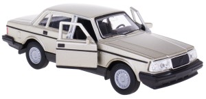 VOLVO 240 GL MODEL METALOWY WELLY 1:34/39 ZŁOTY