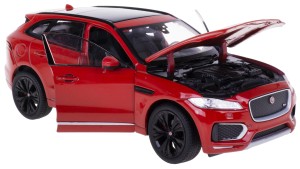 JAGUAR F-PACE MODEL METALOWY WELLY 1:24 CZERWONY