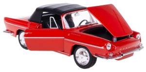 RENAULT CARAVELLE MODEL METALOWY WELLY 1:24 CZERWONY