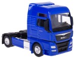 MAN TGX XXL 1:64 TIR CIĄGNIK MODEL METAL WELLY NIEBIESKI