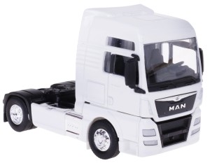 MAN TGX XXL 1:64 TIR CIĄGNIK MODEL METAL WELLY BIAŁY