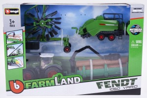 TRAKTOR FENDT 1050 VARIO + 3 PRZYCZEPY BBURAGO