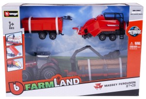 TRAKTOR MASSEY FERGUSON 87405 +3 PRZYCZEPY BBURAGO
