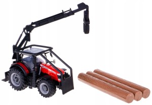 TRAKTOR MASSEY FERGUSON Z CHWYTAKIEM DO DREWNA BB