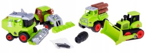 ZESTAW 4 MASZYN ROLNICZYCH DO SKRĘCANIA TRAKTORY
