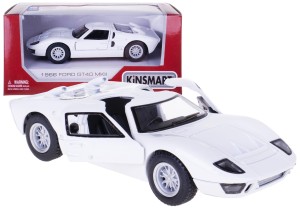 FORD GT40 MKII MODEL METAL KINSMART 1:32 BOX BIAŁY