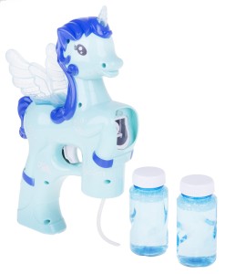 PISTOLET NA BAŃKI MYDLANE JEDNOROŻEC +2 PŁYN NIEB
