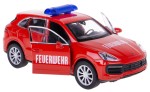 PORSCHE CAYENNE TURBO STRAŻ MODEL METAL WELLY 1:34/39