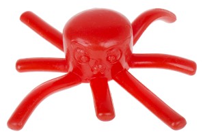 OŚMIORNICZKA SILIKONOWA 9CM CHODZĄCA PO SZYBIE CZE