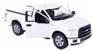 2015 FORD F-150 REGULAR CAB MODEL WELLY 1:24 BIAŁY