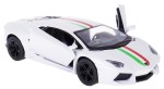 LAMBORGHINI AVENTADOR Z PASKIEM KINSMART 1:38 BIAŁ