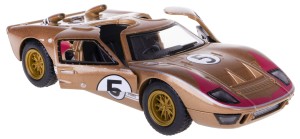 FORD GT40 MKII HERITAGE MODEL METALOWY KINSMART 1:32 BRĄZOWY