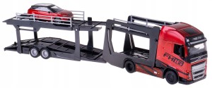 VOLVO FH16 TIR LAWETA 1:43 + LAND ROVER BBURAGO
