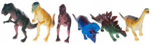 ZESTAW DINOZAURÓW ZWIERZĘTA 6 SZT TYRANOZAUR INNE.