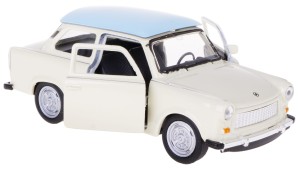 TRABANT 601 MODEL METALOWY WELLY 1:34/39 KREMOWY