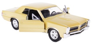 PONTIAC GTO 1965 MODEL METALOWY WELLY 1:34/39 ZŁOTY