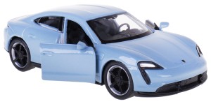 PORSCHE TAYCAN TURBO S MODEL WELLY 1:34/39 BŁĘKIT