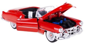 CADILLAC ELDORADO '53 MODEL METAL WELLY 1:24 CZERWONY