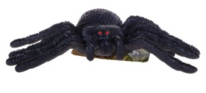 PAJĄK PTASZNIK 14 CM FIGURKA GUMOWA CZARNY NR1