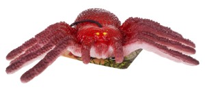 PAJĄK PTASZNIK 14 CM FIGURKA GUMOWA BRĄZOWY NR4