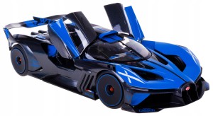 BUGATTI BOLIDE MODEL METALOWY BBURAGO 1:18 NIEBIES