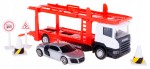 TRUCK SCANIA P-SERIES TRANSPORTER+AUDI R8 1:64 RMZ