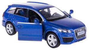 AUDI Q7 V12 MODEL METALOWY RMZ 1:32/39 NIEBIESKI