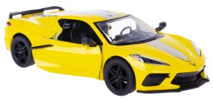 CHEVROLET CORVETTE LIVERY MODEL KINSMART 1:36 ŻÓŁTY